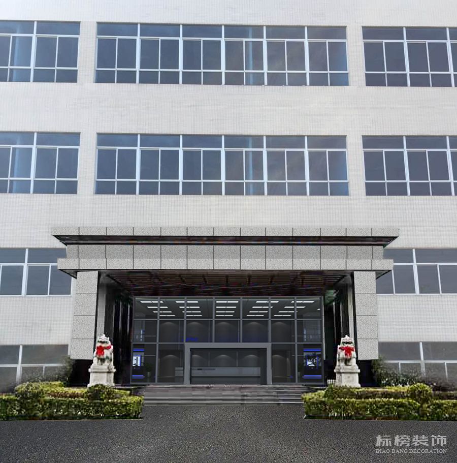 藍(lán)思科技大廈大堂設(shè)計效果圖